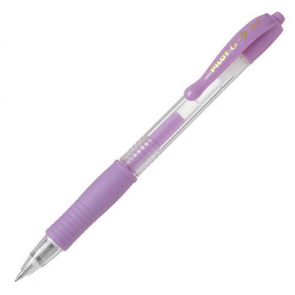 Kupi Pilot Gel roler G-2 0,7 pastel vijoličen BL-G2-7P-V, 12 kom / Cena v trgovini Vsebo
