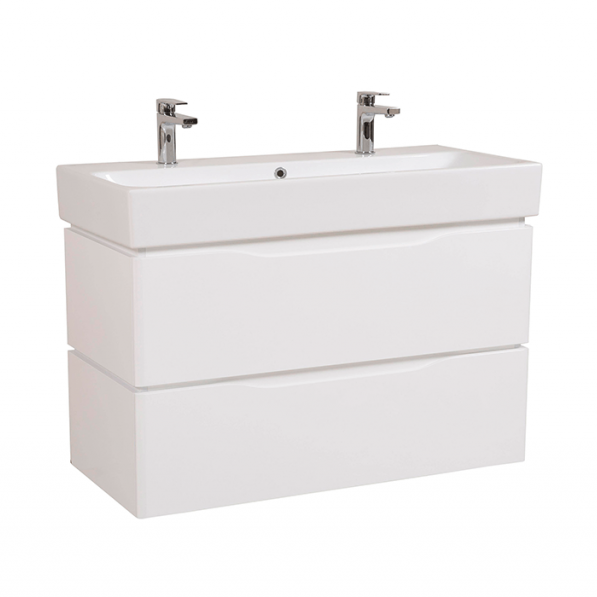 Kupi Venice 100 bela stenska za 2 armaturi / Cena v trgovini Vsebo