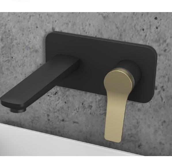 Kupi Armatura za umivalnik Andare Nero Bronze stenska / Cena v trgovini Vsebo