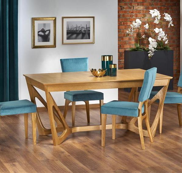 Kupi Raztegljiva miza Wenanty - medeni hrast 160-240x100 cm / Cena v trgovini Vsebo