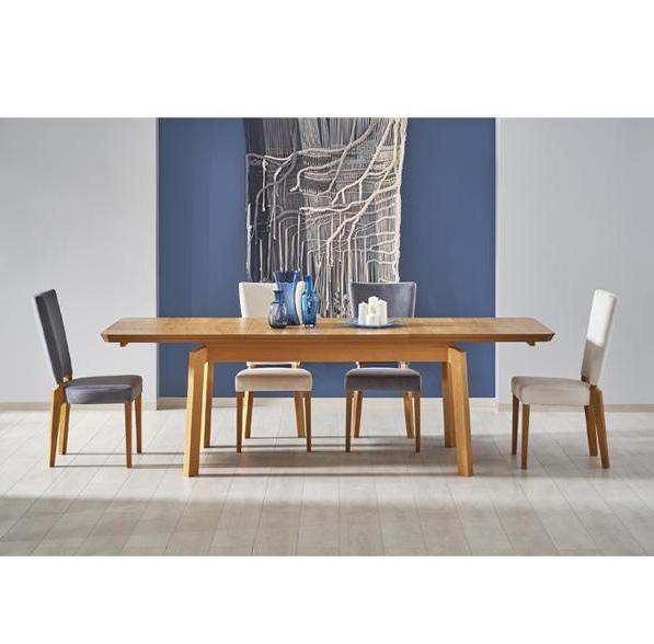 Kupi Raztegljiva miza Rois - medeni hrast 160-250x90 cm / Cena v trgovini Vsebo