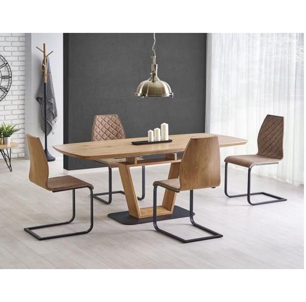 Kupi Raztegljiva miza Blacky 2 160-220x90 cm / Cena v trgovini Vsebo