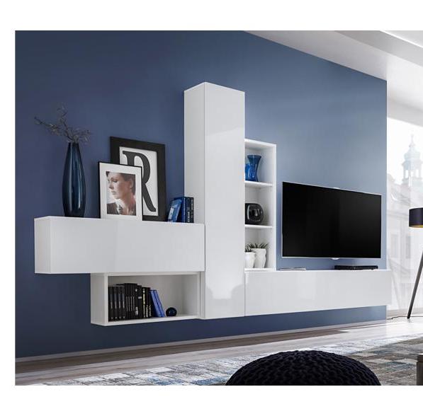 Kupi Dnevni TV regal Blox IV 280 cm / Cena v trgovini Vsebo