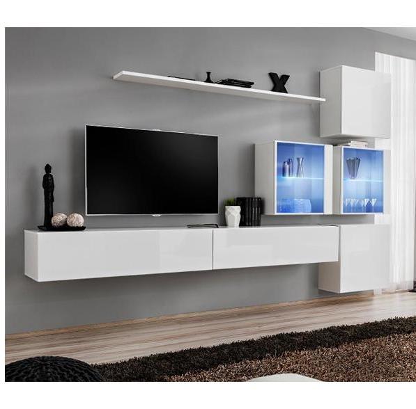 Kupi Dnevni TV regal Switch XIX 310 cm - LED / Cena v trgovini Vsebo