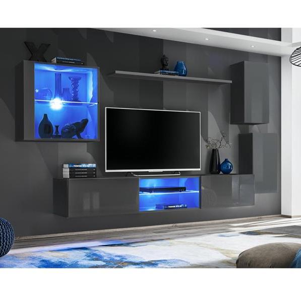 Kupi Dnevni TV regal Switch XXIII 250 cm - LED / Cena v trgovini Vsebo