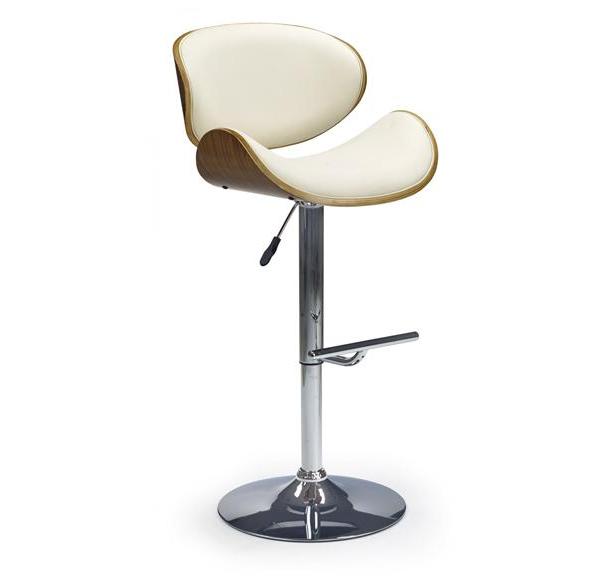 Kupi Barski stol H44 - oreh/bež / Cena v trgovini Vsebo