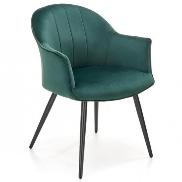 Kupi Jedilniški stol K468 - temno zelena / Cena v trgovini Vsebo