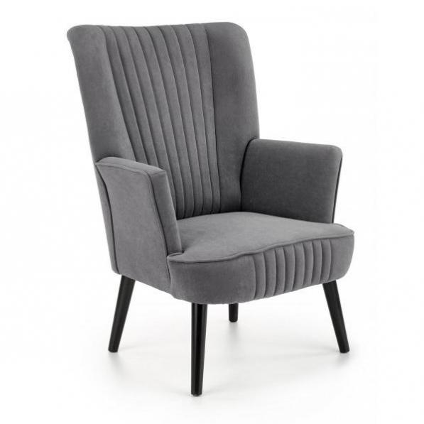 Kupi Jedilniški stol Delgado - siv / Cena v trgovini Vsebo