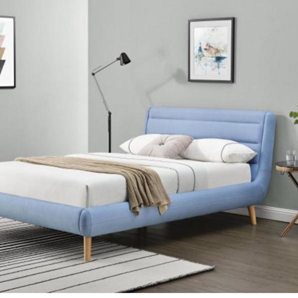 Kupi Postelja Elanda - 140x200 - svetlo modra / Cena v trgovini Vsebo