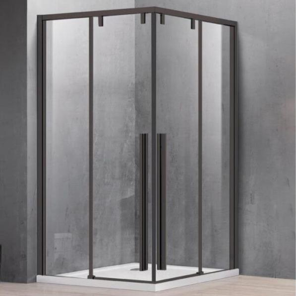 Kupi Tuš kabina Santorini 100 Nero - 100x120 / Cena v trgovini Vsebo