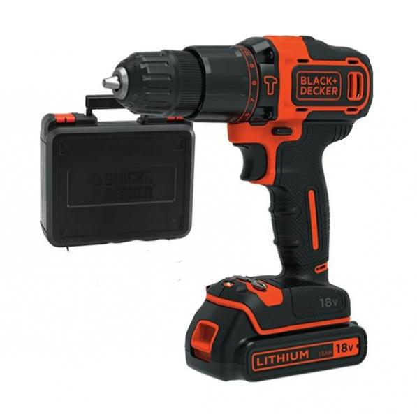 Kupi Udarni vrtalnik 18 V set Black&Decker / Cena v trgovini Vsebo