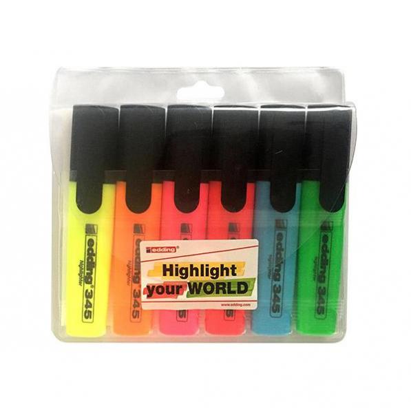 Kupi Edding Tekst marker E-345, set 6 / Cena v trgovini Vsebo