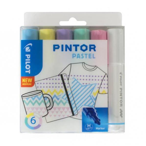 Kupi Pilot Marker Pintor Set Mix MEDIUM SW-PT-M-S6-PASTEL / Cena v trgovini Vsebo