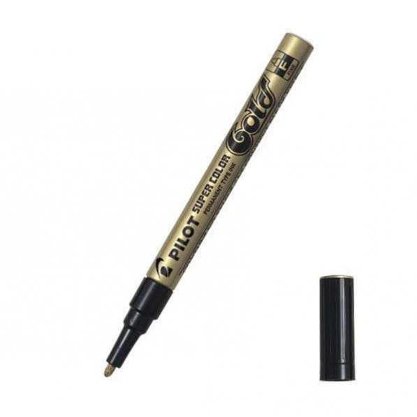 Kupi Pilot Marker SUPER COLOR, FINE, zlata SC-F-GD / Cena v trgovini Vsebo
