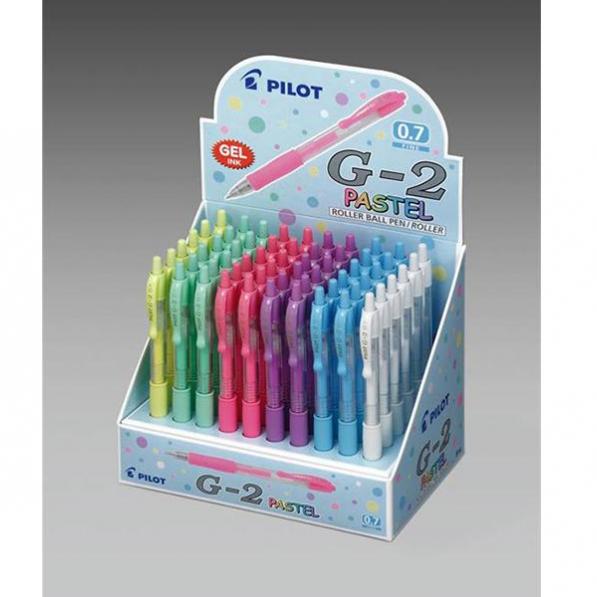 Kupi Pilot Gel roler G-2 0,7 pastel sort. 60 kom BL-G2-7P / Cena v trgovini Vsebo