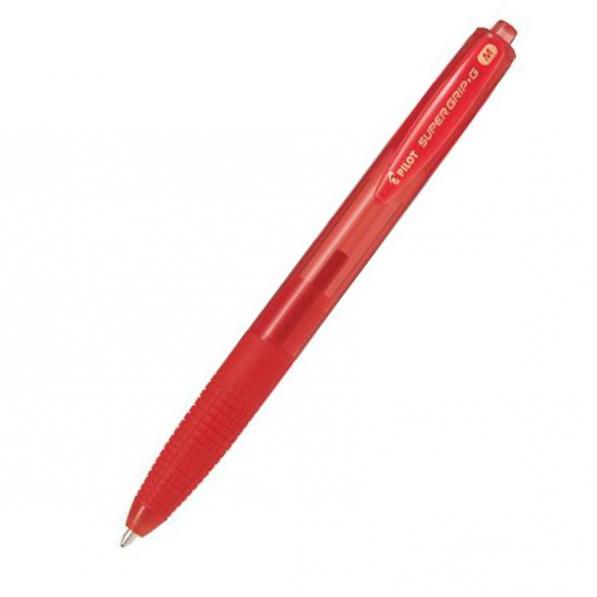 Kupi Pilot Kemični svinčnik Super Grip G M, rdeč BPGP-8R-M-R, 12 kom / Cena v trgovini Vsebo