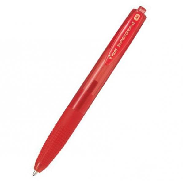Kupi Pilot Kemični svinčnik Super Grip G F, rdeč BPGG-8R-F-R, 12 kom / Cena v trgovini Vsebo