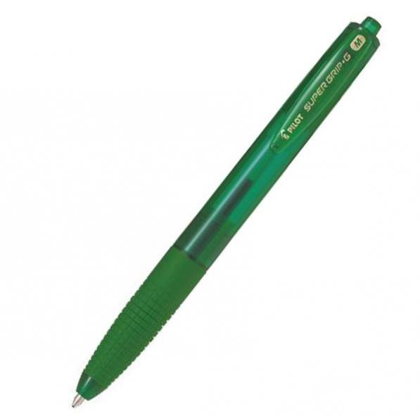 Kupi Pilot Kemični svinčnik Super Grip G F, zelen BPGG-8R-F-G, 12 kom / Cena v trgovini Vsebo