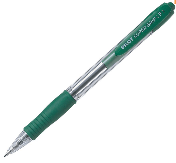 Kupi Pilot Kemični svinčnik SUPER GRIP F, črn BPGP-10R-F-B-B, 12 kom / Cena v trgovini Vsebo