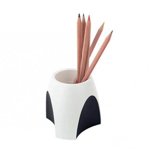 Kupi HAN Lonček za pisala DELTA bel/črn / Cena v trgovini Vsebo