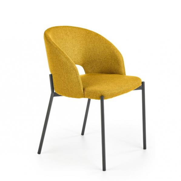 Kupi Jedilniški stol K373 - gorčica / Cena v trgovini Vsebo