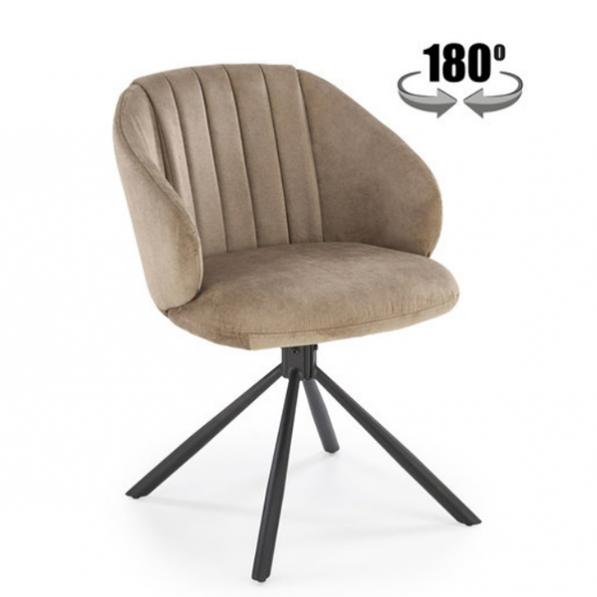 Kupi Jedilniški stol K533 s funkcijo vrtenja - kapučino / Cena v trgovini Vsebo