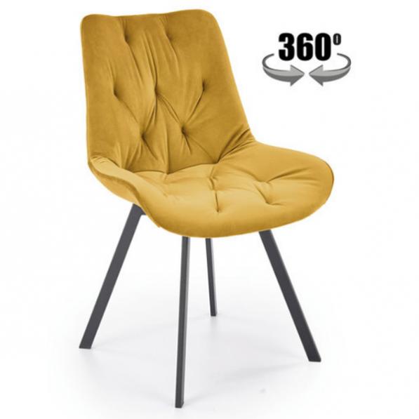 Kupi Jedilniški stol K519 - gorčica / Cena v trgovini Vsebo