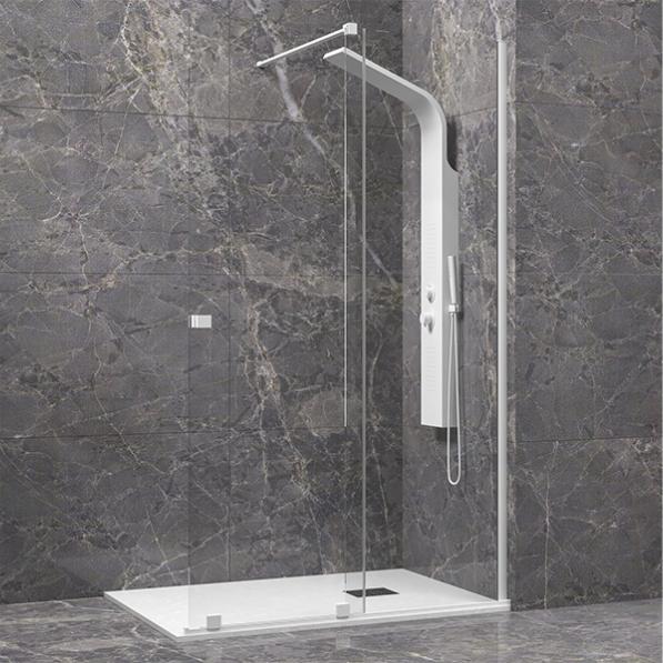 Kupi Tuš steklo Animus 110-180 White / Cena v trgovini Vsebo