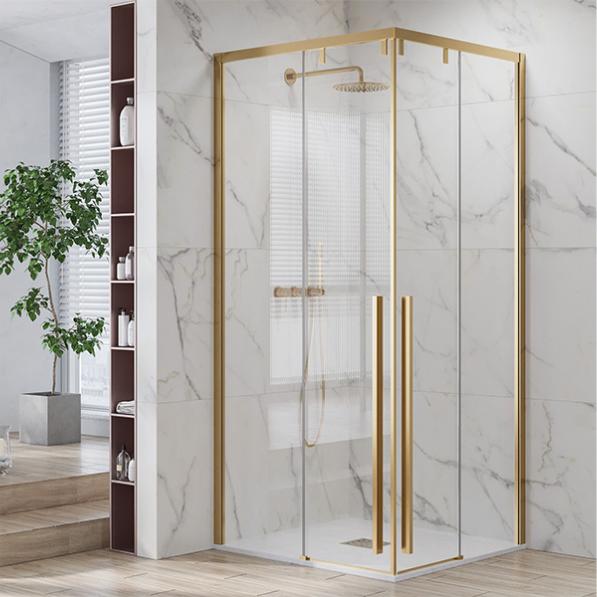 Kupi Tuš kabina Santorini 100 Gold  70x90 / Cena v trgovini Vsebo