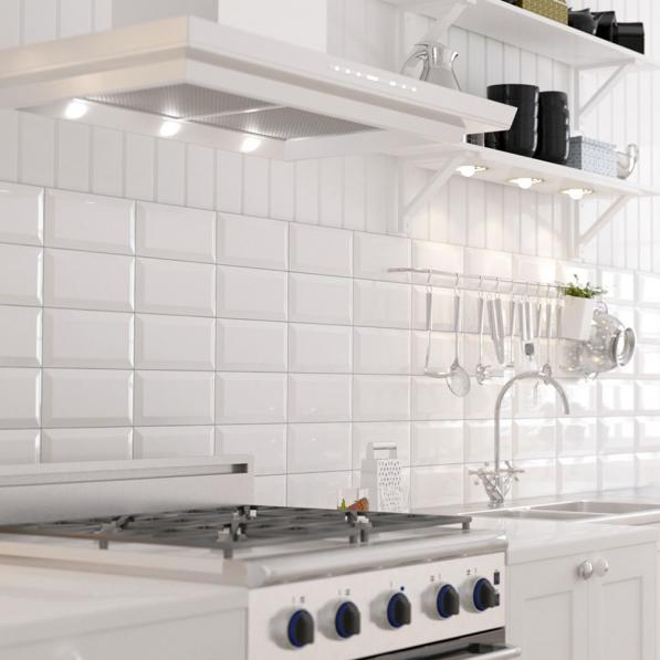 Kupi Metrotiles white gloss 10x20 6 mm / Cena v trgovini Vsebo
