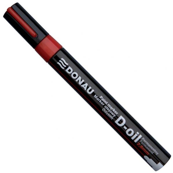 Kupi Donau Marker oljni D-oil 2,8mm rdeč, 12 kom / Cena v trgovini Vsebo