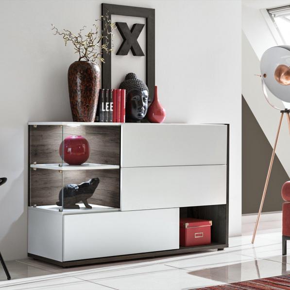 Kupi Komoda Silk 240 cm - LED / Cena v trgovini Vsebo