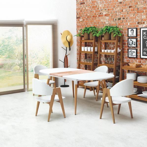 Kupi Raztegljiva miza Caliber 160-200x90 cm / Cena v trgovini Vsebo