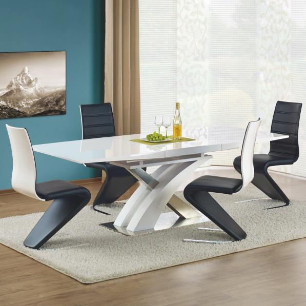 Kupi Raztegljiva miza Sandor - bela 160-220x90 cm / Cena v trgovini Vsebo