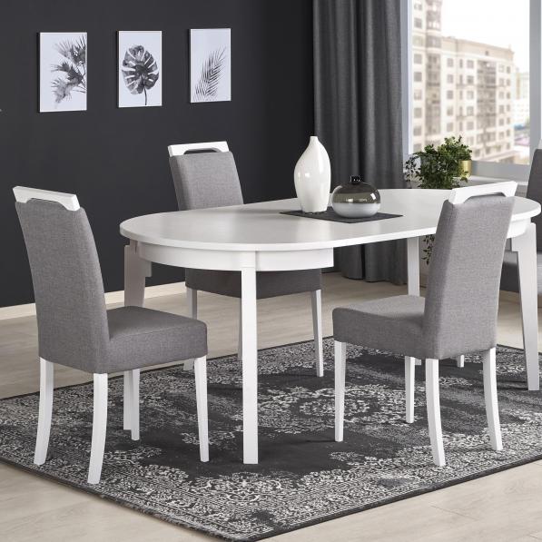 Kupi Raztegljiva miza Sorbus - bela 100-200x100 cm / Cena v trgovini Vsebo