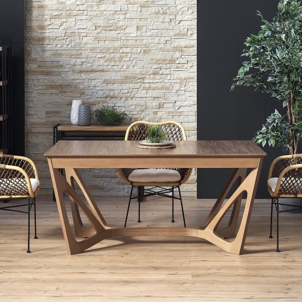 Kupi Raztegljiva miza Wenanty - ameriški oreh 160-240x100 cm / Cena v trgovini Vsebo