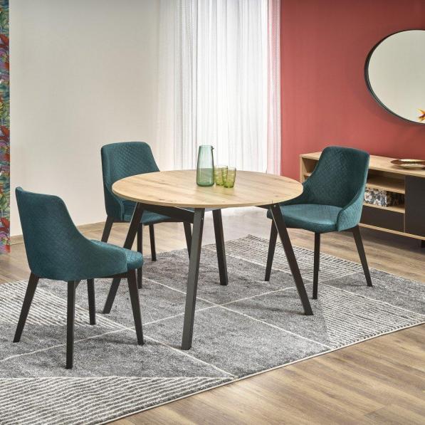 Kupi Raztegljiva miza Ruben - hrast 102-142x102 cm / Cena v trgovini Vsebo