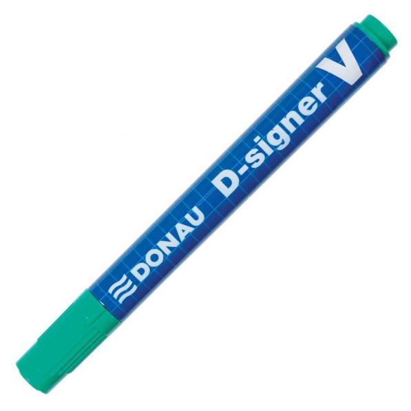 Kupi Donau Marker permanentni D-Signer V konica, zelen, 10 kom / Cena v trgovini Vsebo
