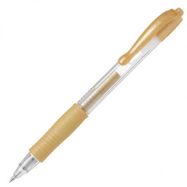 Kupi Pilot Gel roler G-2 0,7 metallic zlat BL-G2-7M-GD, 12 kom / Cena v trgovini Vsebo