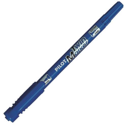 Kupi Pilot Marker TWIN, BEGREEN, moder SCA-TM-BG-L, 10 kom / Cena v trgovini Vsebo
